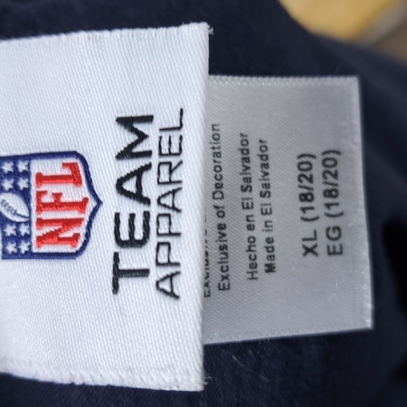 Chicago Bears NFL graphic logo spell out XL youth adult Sm long sleeved t-shirt - Picture 5 of 5